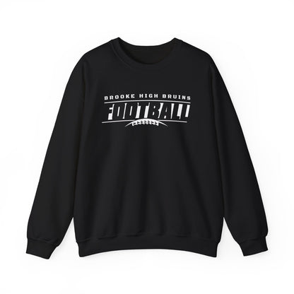 Adult Unisex Brooke High Bruins Goal Line Graphic Sweatshirt