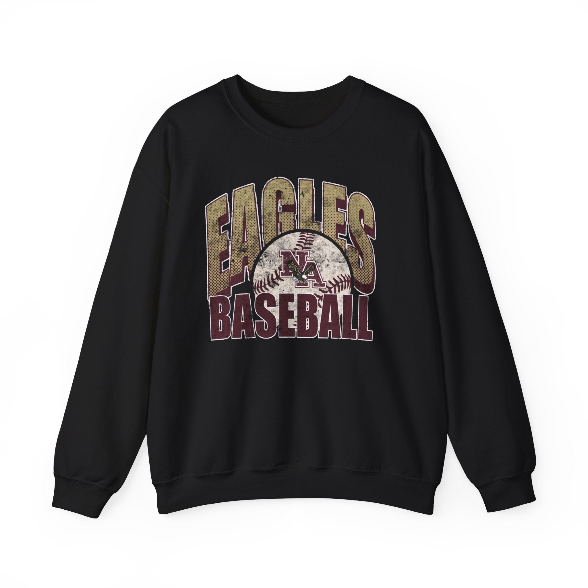 Adult Unisex New Albany Eagles Distressed Dugout Graphic Sweatshirt