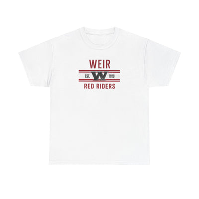 Adult Unisex Weirton Distressed Heritage Graphic Short Sleeve Gildan Heavy Tee
