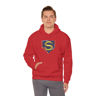 Adult Unisex Stingers Softball Distressed Logo Graphic Hoodie