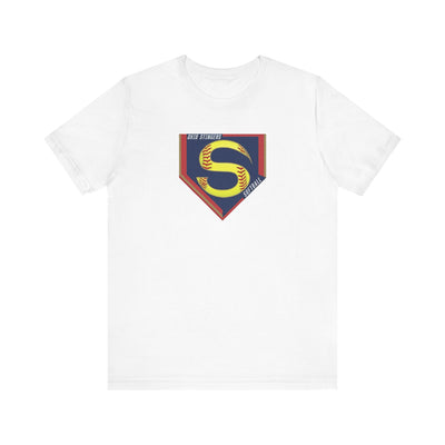 Adult Unisex Stingers Softball Logo Graphic Short Sleeve Bella + Canvas Soft Tee