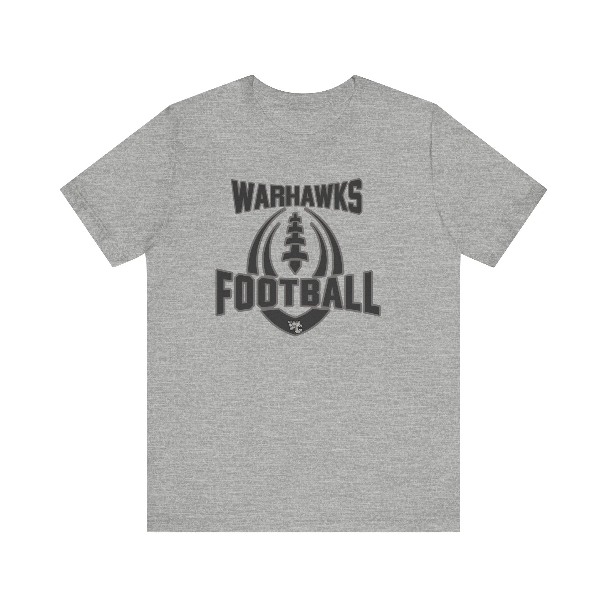Adult Unisex Vintage Warhawks Ultimate Football Graphic Short Sleeve Soft Tee