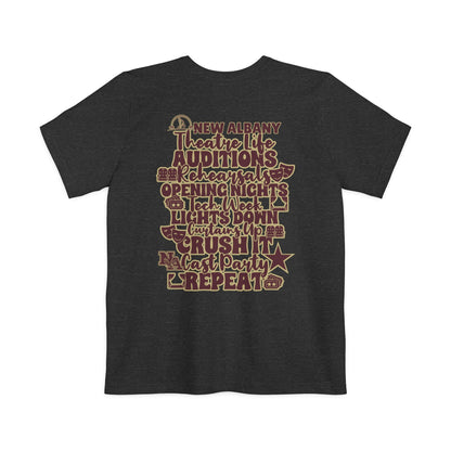 Adult Unisex New Albany Theatre Cast & Crew Graphic Pocket T-shirt
