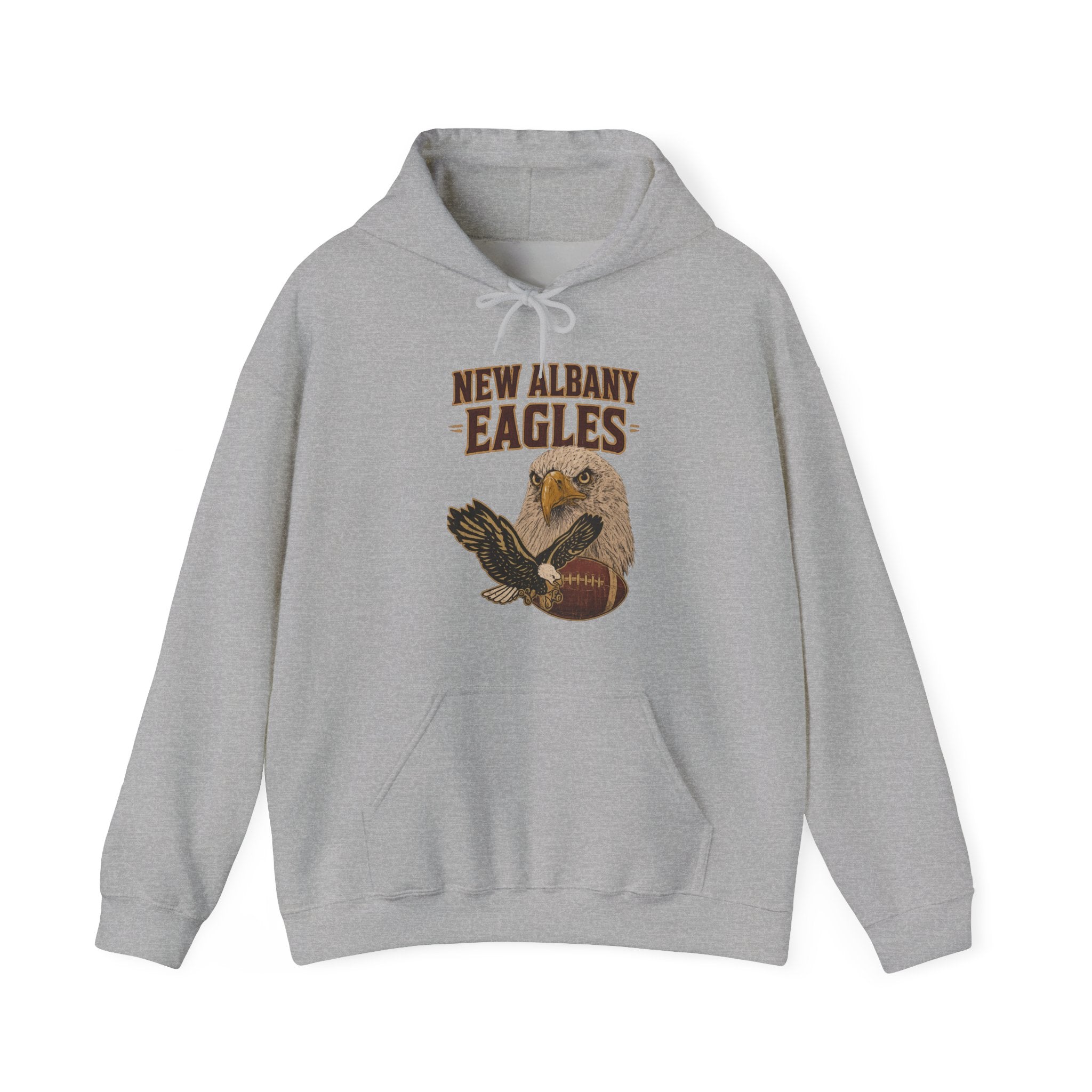 Adult Unisex New Albany Gridiron Eagle Graphic Hoodie