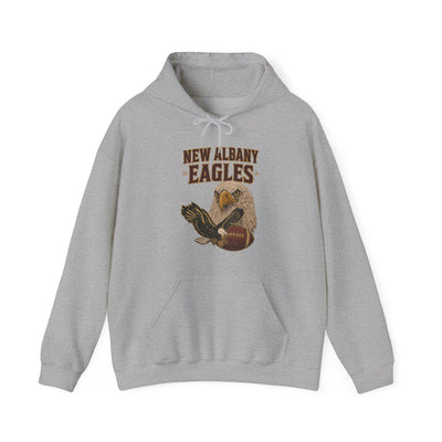 Adult Unisex New Albany Gridiron Eagle Graphic Hoodie
