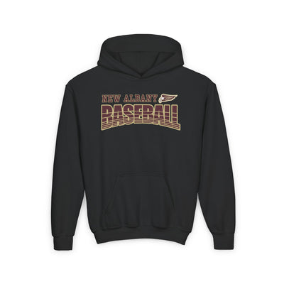 Youth Eagles Line Drive Baseball Graphic Hoodie