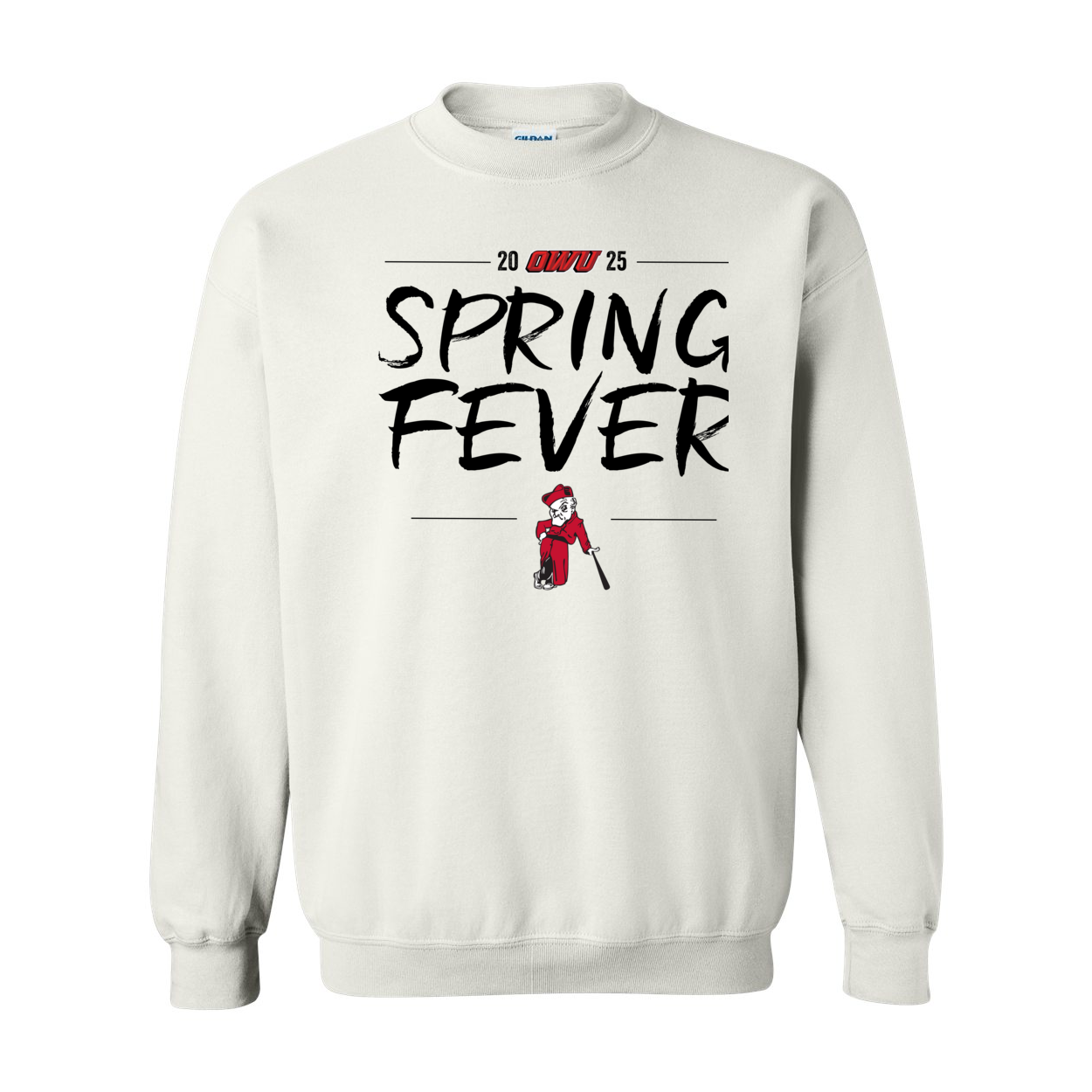 Adult Unisex OWU Spring Fever Baseball Graphic Sweatshirt - Ohio Wesleyan University