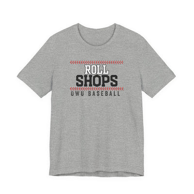 Adult Unisex OWU Roll Shops Baseball Graphic Short Sleeve Soft Tee