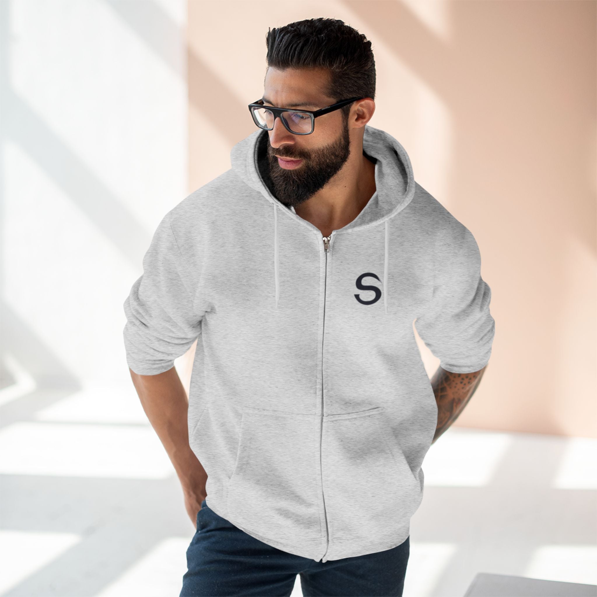 Adult Unisex Stingers Softball Graphic Full-Zip Hooded Sweatshirt Jacket