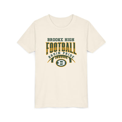 Youth Bruin Pride Football Graphic Short Sleeve Soft Tee