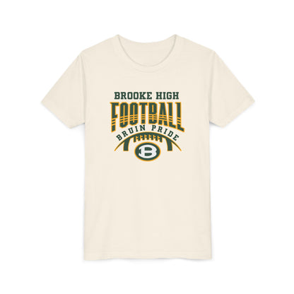 Youth Bruin Pride Football Graphic Short Sleeve Soft Tee