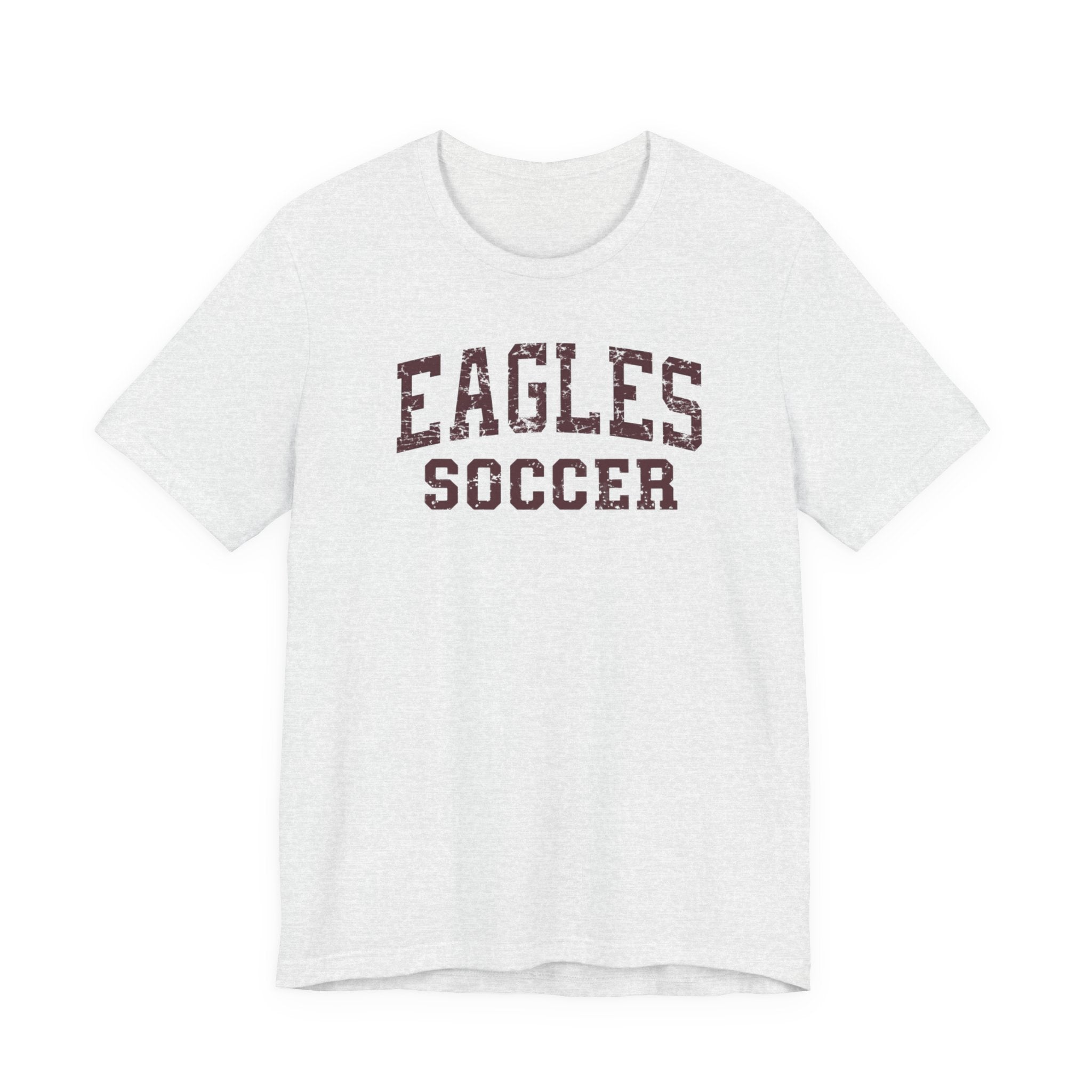 Adult Unisex New Albany Eagles Soccer Vintage Distressed Graphic Short Sleeve Bella + Canvas Soft Tee