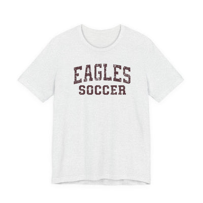 Adult Unisex New Albany Eagles Soccer Vintage Distressed Graphic Short Sleeve Bella + Canvas Soft Tee