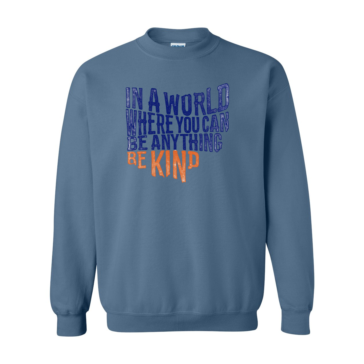 Adult Unisex "Be Kind" Bridgeway Graphic Crewneck Sweatshirt