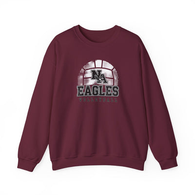Adult Unisex New Albany Eagles Spike it Graphic Sweatshirt