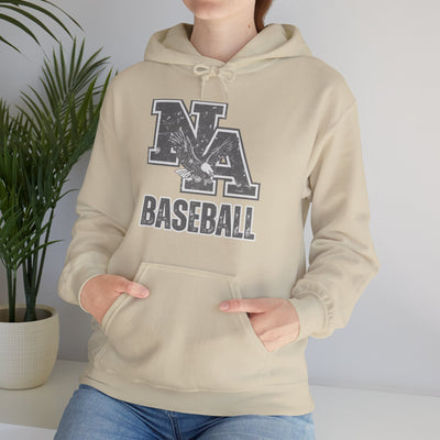 Adult Unisex Vintage Faded Logo Baseball Graphic Hoodie