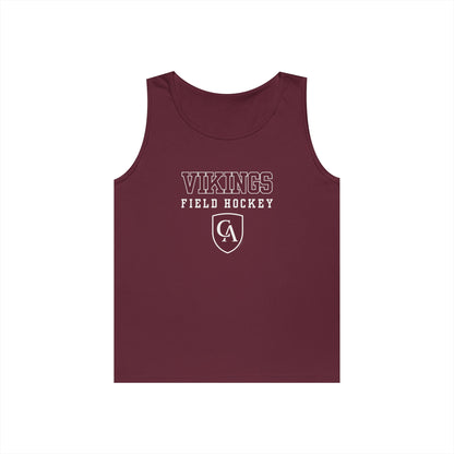 Adult Unisex Columbus Academy Vikings Field Hockey Graphic Gildan Heavy Blend Cotton Tank