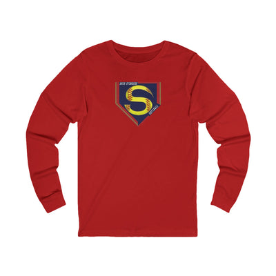 Adult Unisex Stingers Softball Logo Graphic Long Sleeve Bella + Canvas Soft Tee