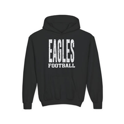Youth New Albany Football Distressed Enlarged Graphic Hoodie