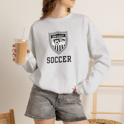 Adult Unisex New Albany Youth Soccer League Crest Graphic Sweatshirt
