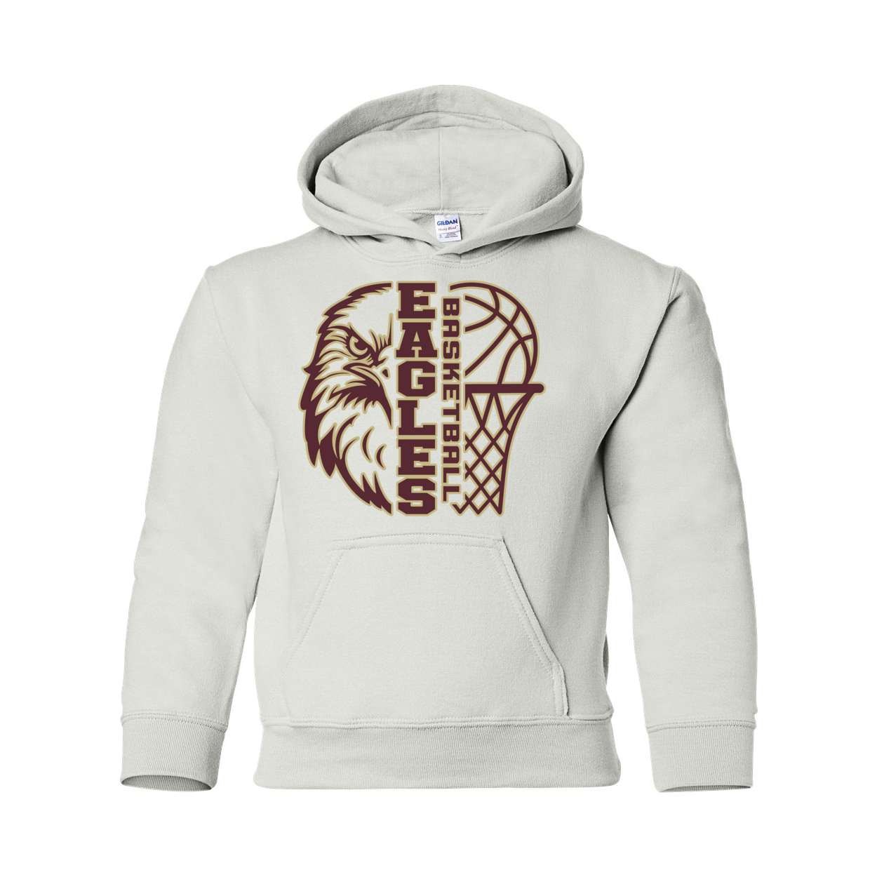 Youth Epic Eagles Basketball Graphic Hoodie