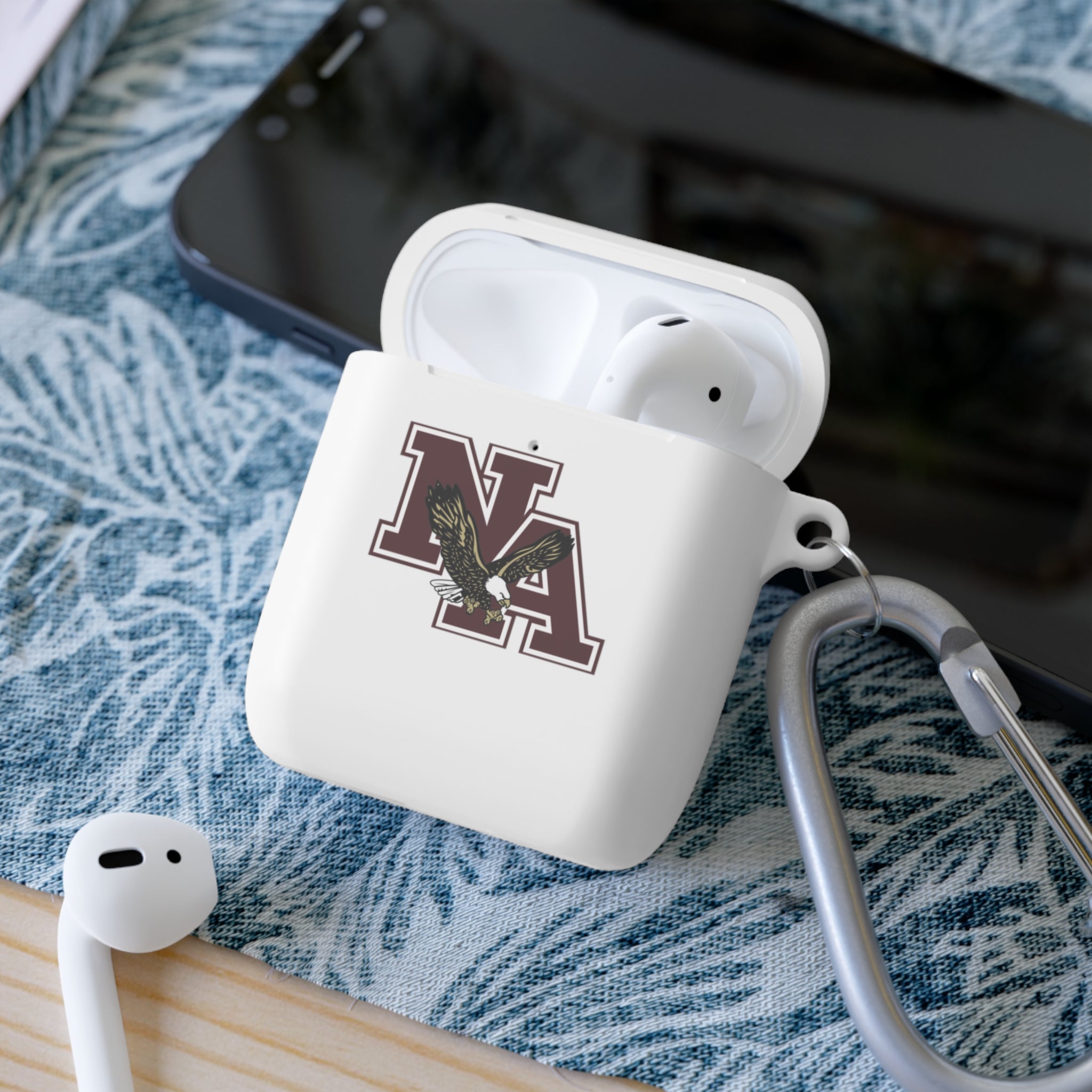 AirPods Case Cover with Classic Logo - New Albany Eagles