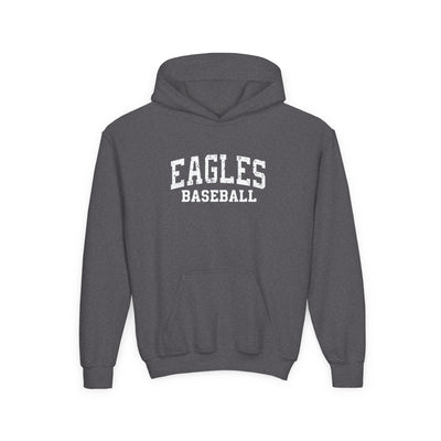 Youth New Albany Eagles Baseball Vintage Distressed Graphic  Hoodie