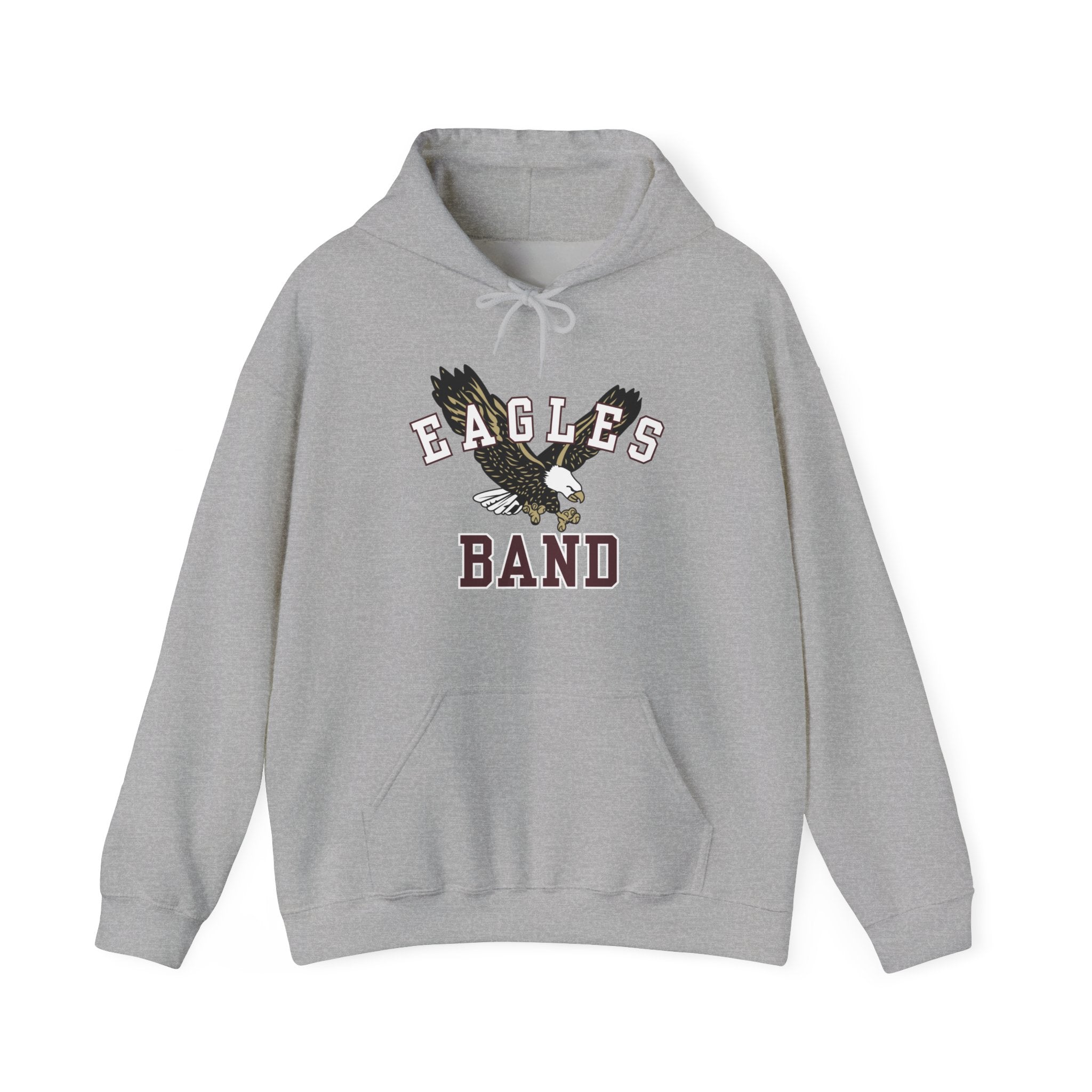 Adult Unisex Flying Band Eagle Graphic Hoodie