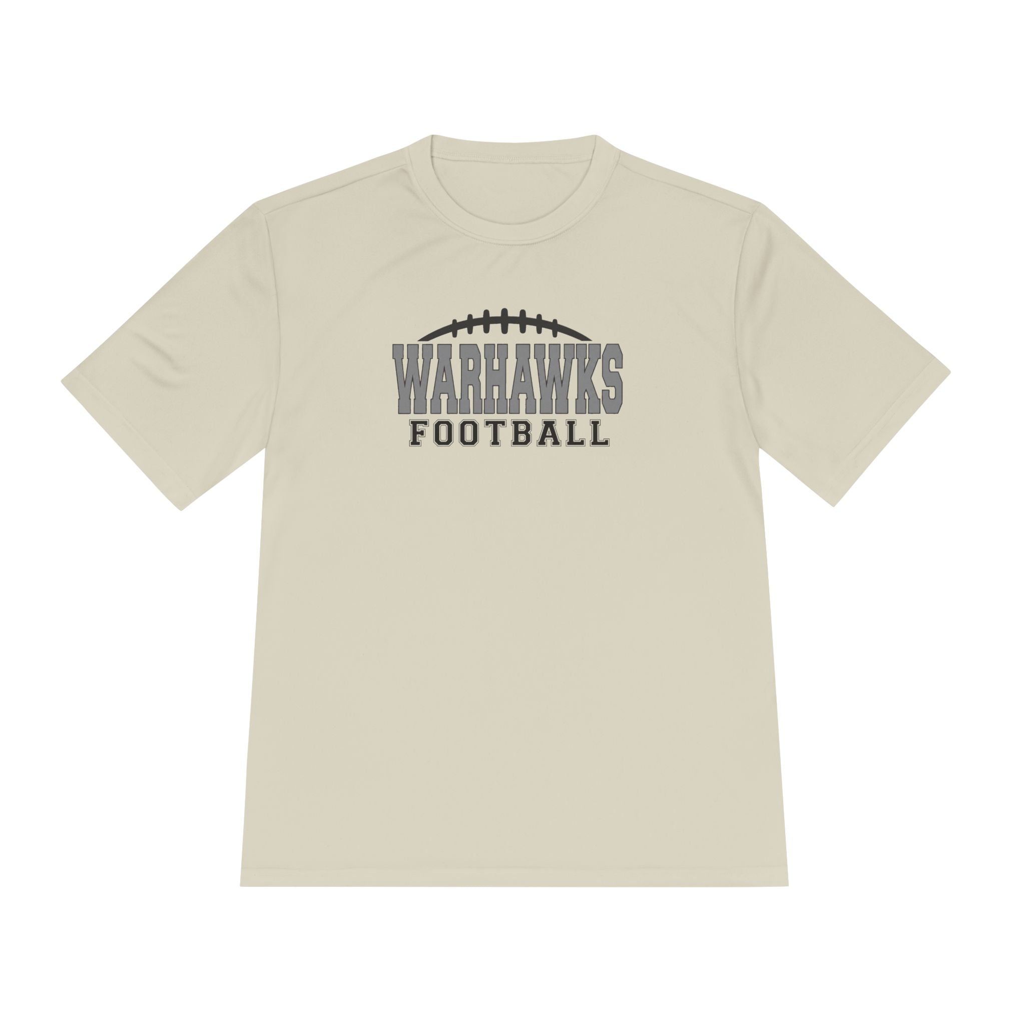 Adult Unisex Westerville Central Warhawks Football Laces Graphic Sport-Tek Competitor Performance Tee