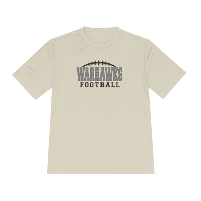 Adult Unisex Westerville Central Warhawks Football Laces Graphic Sport-Tek Competitor Performance Tee