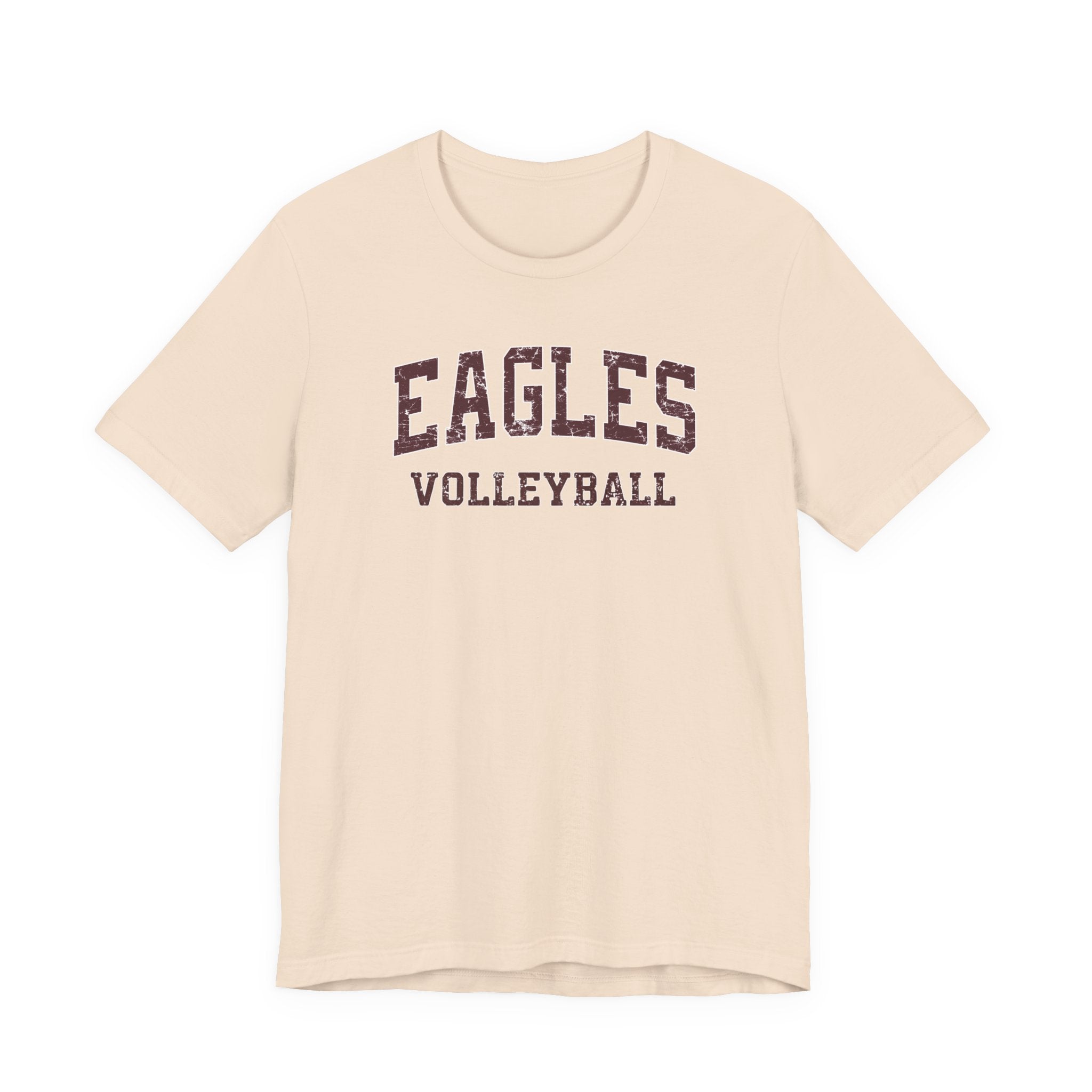 New Albany Eagles Volleyball Vintage Distressed Graphic Short Sleeve Soft Tee