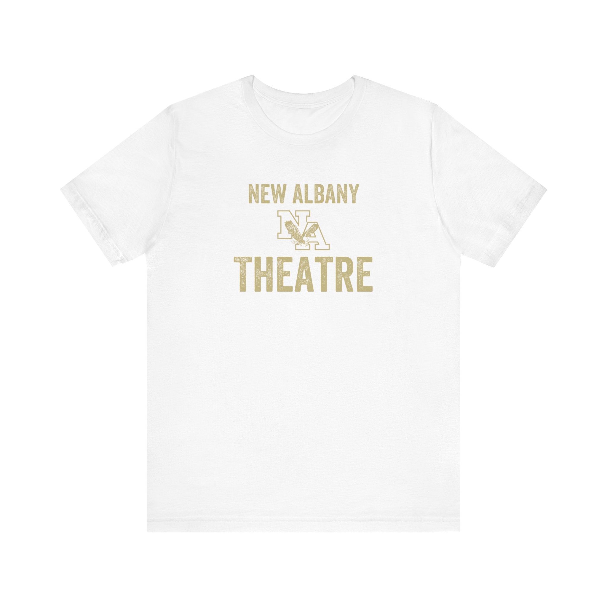 Adult Unisex Vintage Distressed New Albany Theatre Graphic Short Sleeve Soft Tee
