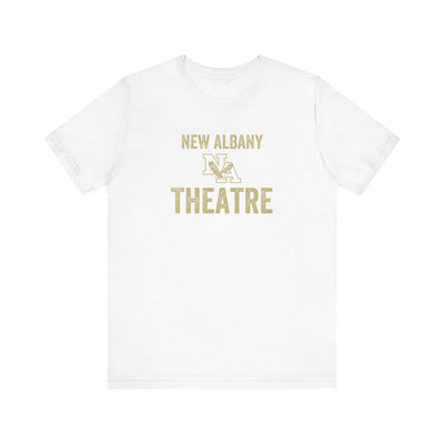 Adult Unisex Vintage Distressed New Albany Theatre Graphic Short Sleeve Soft Tee