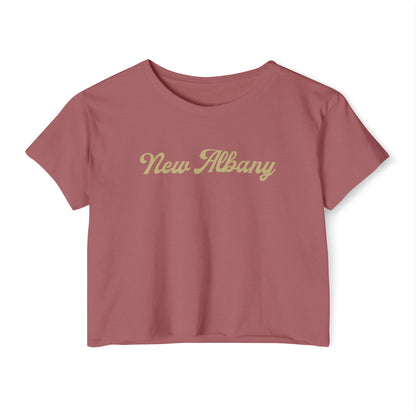 Women's City Pride Festival Crop Tee - New Albany