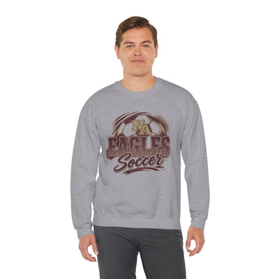 Adult Unisex New Albany Eagles Ombre Soccer Graphic Sweatshirt