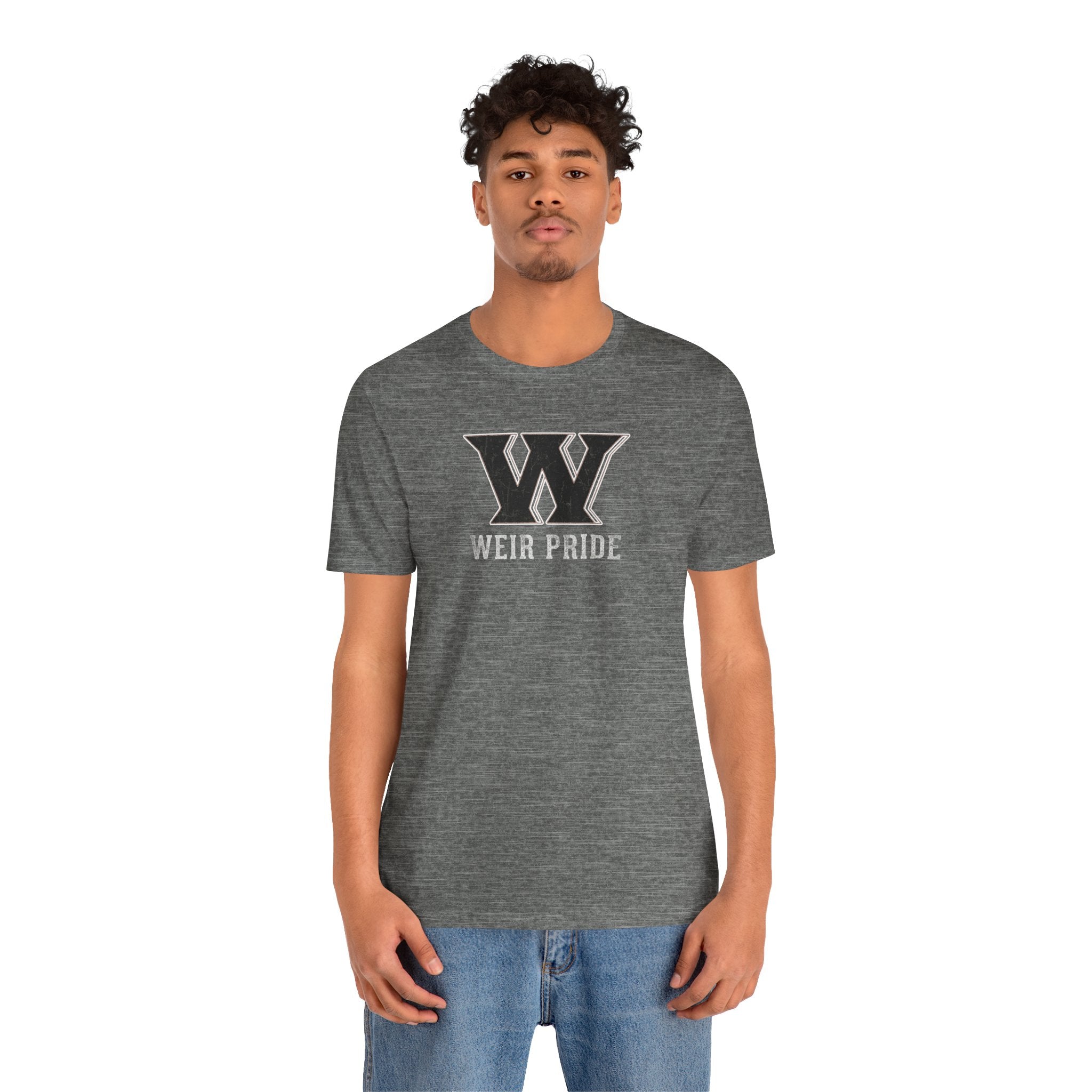 Adult Unisex Weir Pride Vintage Distressed Graphic Short Sleeve Bella + Canvas Soft Tee