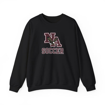 Adult Unisex New Albany Classic Maroon Soccer Logo Graphic Sweatshirt