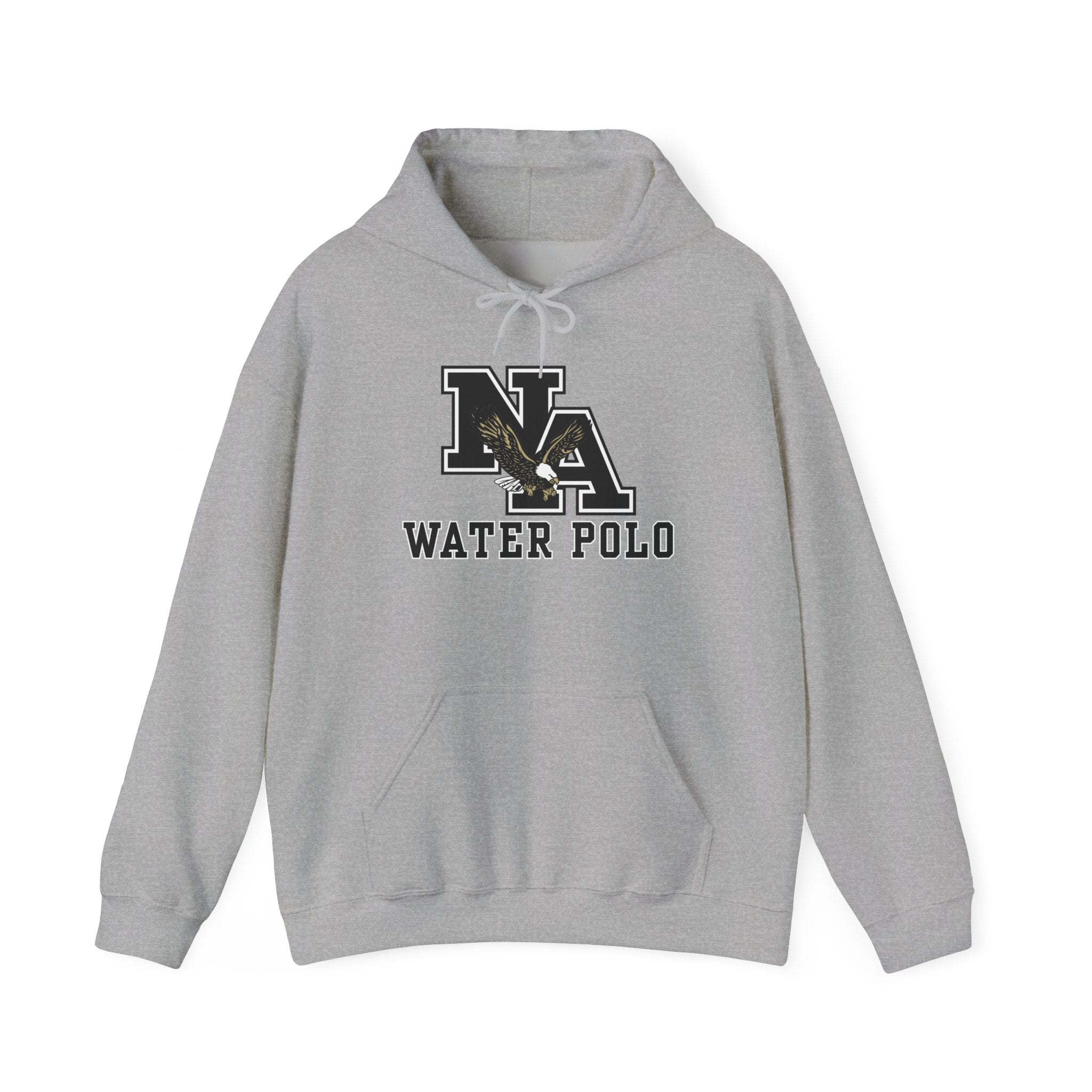 Adult Unisex New Albany Water Polo Classic Black Logo Graphic Hoodie