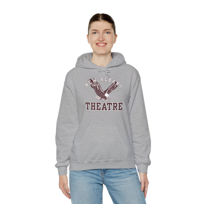 Adult Unisex Flying Theatre Eagle Graphic Hoodie