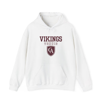Adult Unisex Columbus Academy Vikings Tennis Graphic Gildan Heavy Blend Hoodie