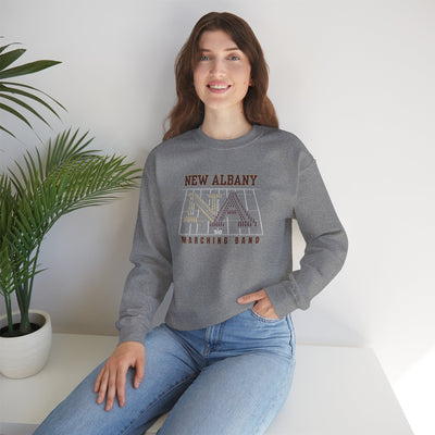 Adult Unisex New Albany Band Field Formation Graphic Sweatshirt