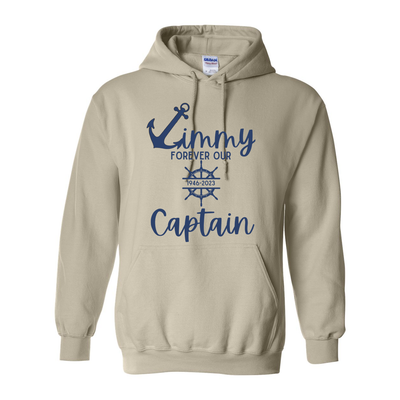 Adult Unisex Forever Our Captain Graphic Hoodie