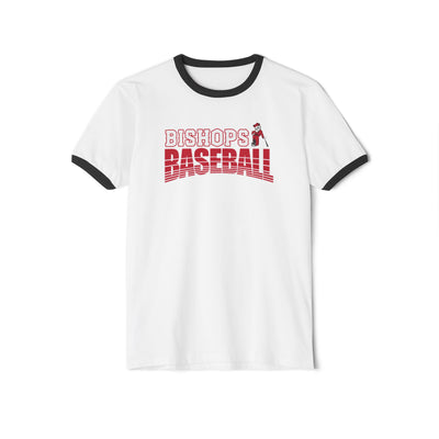 Adult Unisex Battling Bishops Strike Zone Baseball Graphic Short Sleeve Ringer Tee