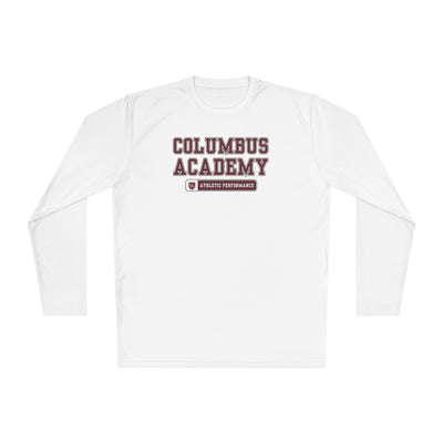 Adult Unisex Columbus Academy Athletic Performance Graphic Sport-Tek Competitor Performance Long Sleeve Tee