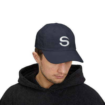 Adult Unisex Stingers White S Embroidered Logo Dad Cap