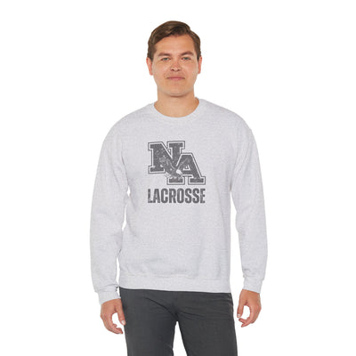 Adult Unisex Vintage Distressed Classic Logo Lacrosse Graphic Sweatshirt