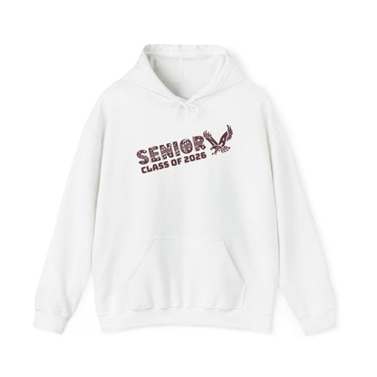 Adult Unisex Class of 2026 Band Eagle Senior Graphic Hoodie