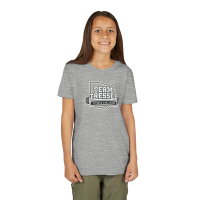 Youth Team Tressel Fitness Challenge Graphic Short Sleeve Bella + Canvas Soft Tee
