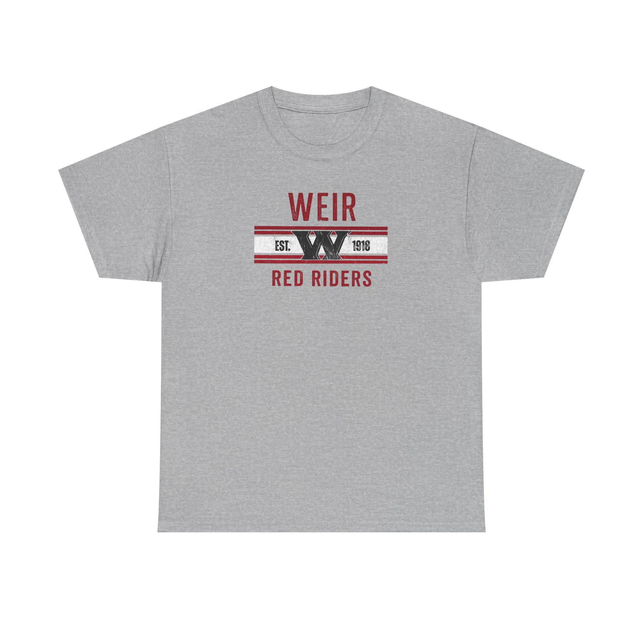 Adult Unisex Weirton Distressed Heritage Graphic Short Sleeve Gildan Heavy Tee