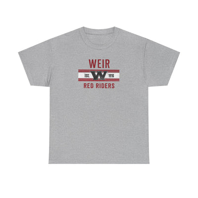 Adult Unisex Weirton Distressed Heritage Graphic Short Sleeve Gildan Heavy Tee